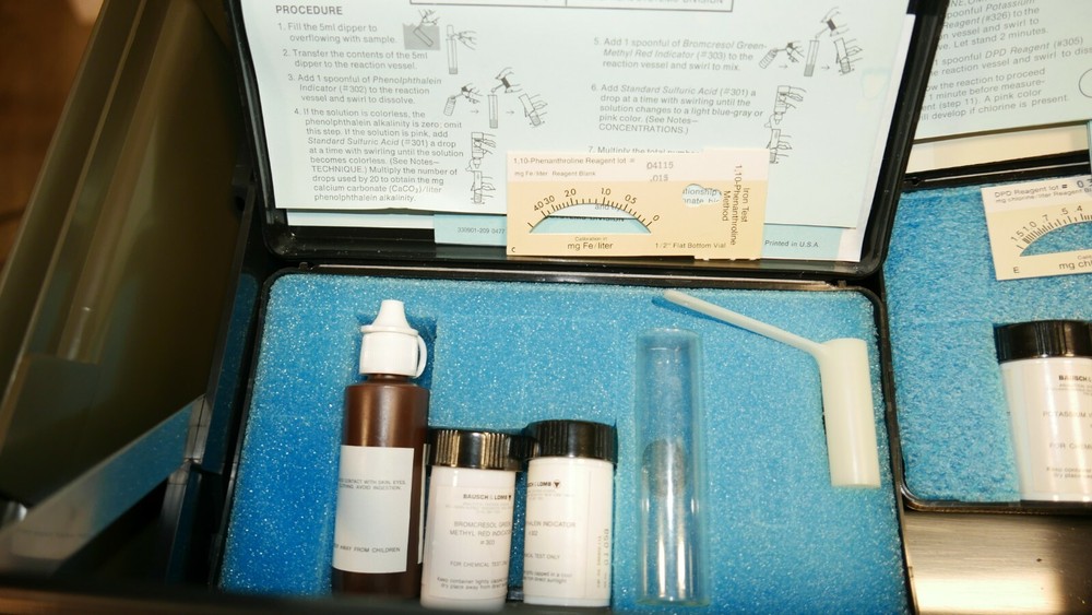 Bausch & Lomb Mini 20 Nephelometer Tool Box with Accessories