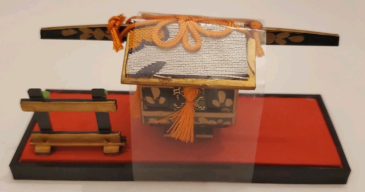 Japanese Hina Wooden Lacquer Tansu Mini Furniture Festival Cart