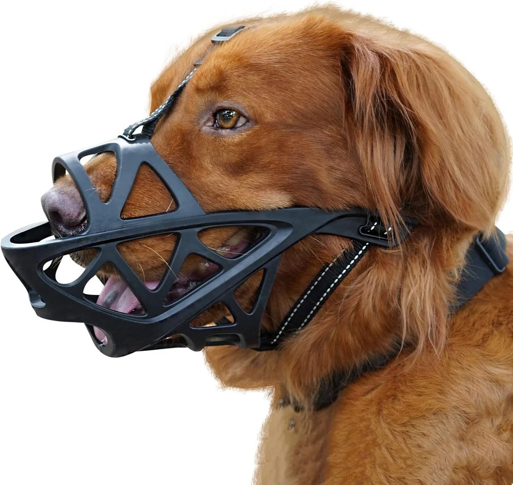 Dog Muzzle Soft Basket Muzzle for Medium Sized Dog