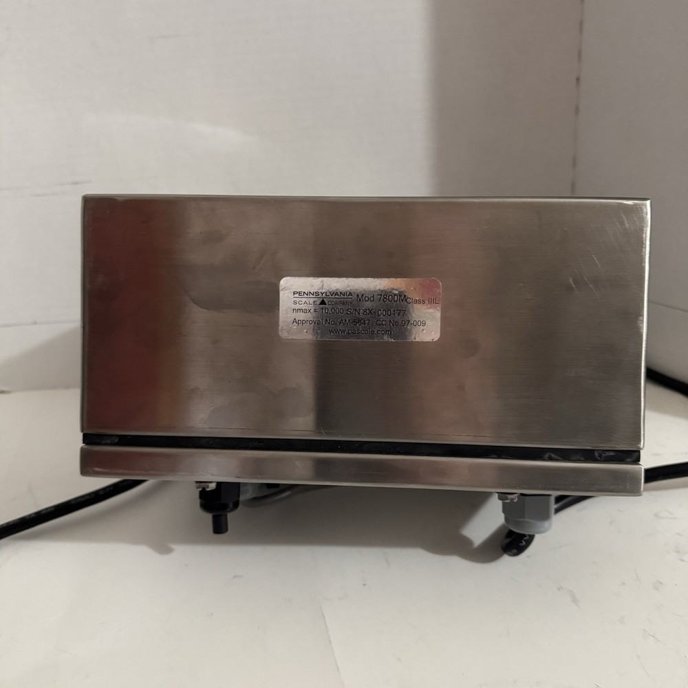 Pennsylvania Scale Co. Model 7800 M Class III Touchscreen Counting Indicator