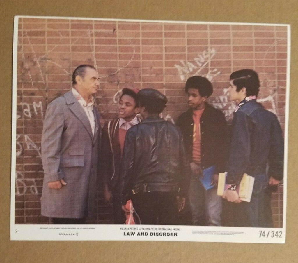 (2) LAW AND DISORDER 1974 27 x 41 Genuine 1-sheet posters Style "A" & "B" 74/342