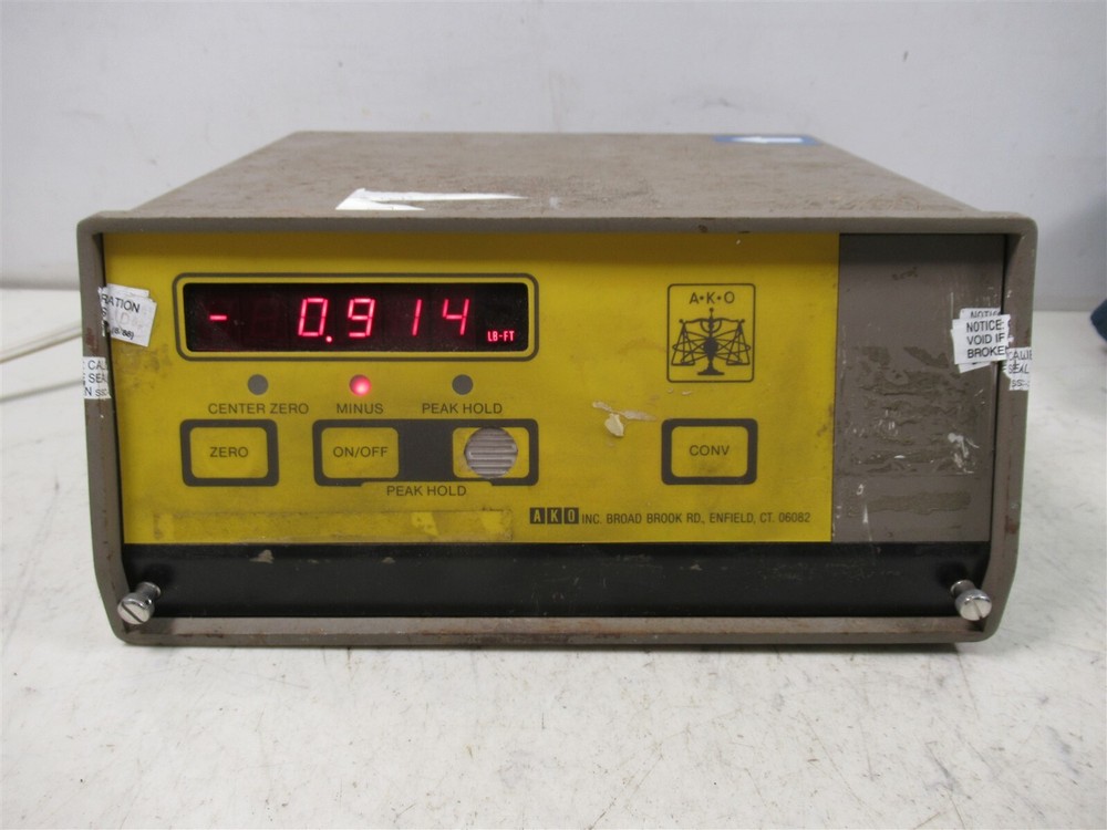 AKO Torque Testing System TSD1200 500 LB / FT Unit