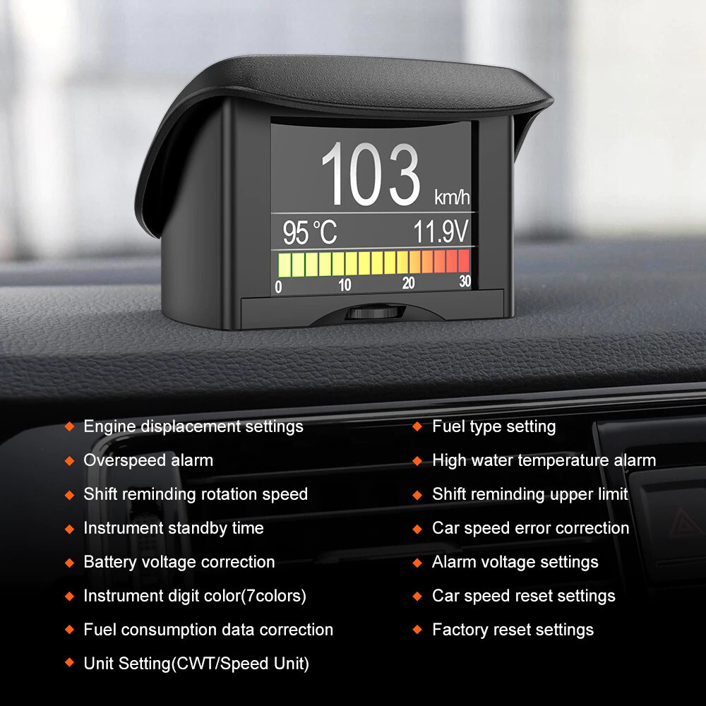 Car Heads Up Display for Cars Windshield Auto HUD OBD2 Code Reader Engine Check