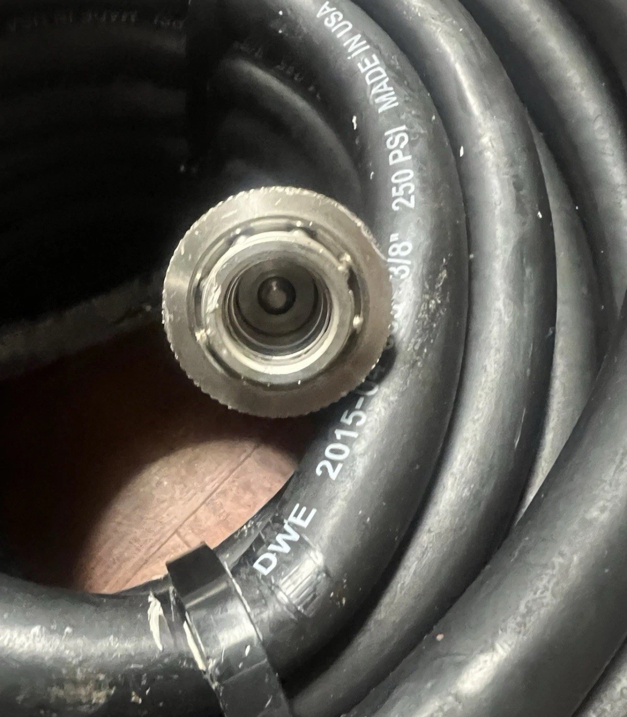 DWE 150’ Breathing Air Hose 250 PSI 3/8" w/ PARKER Quick-Connect SS Fittings NEW