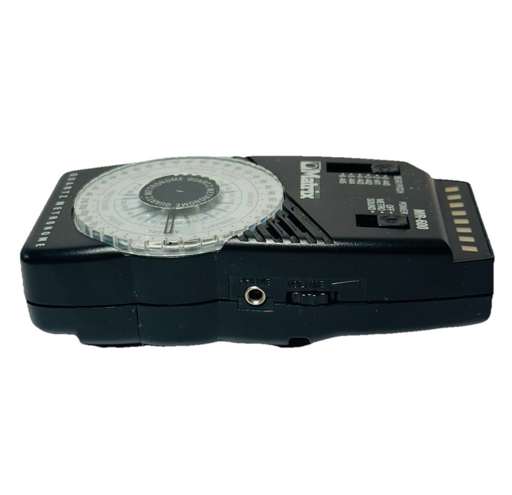 Matrix MR-600 Quartz Metronome w/ LED Pendulum Simulation & Down Beat Accent