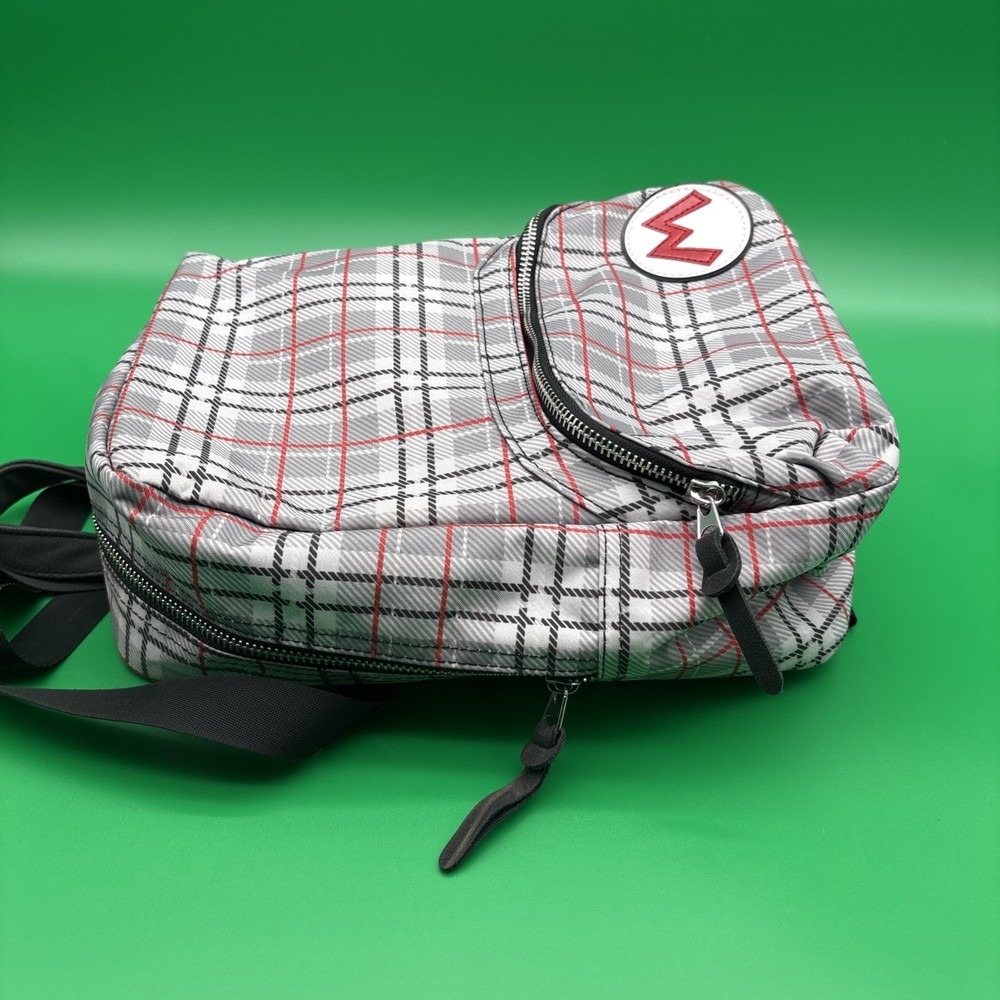 Mario Bros Controller Gear Super Plaid Mini Backpack Nintendo Switch Compatible
