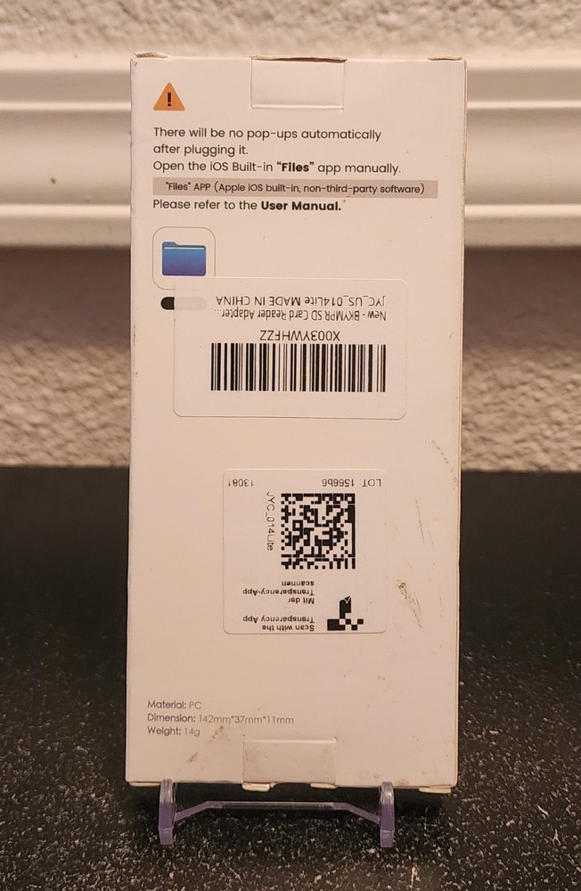 SD Card Adapter Reader Lightning Camera Viewer Trail Game IOS IPad IPhone Apple