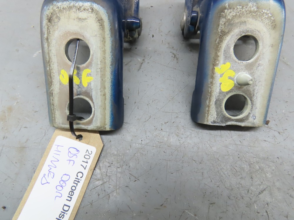2017 Citroen Dispatch 2.0HDI Drivers Offside Front Door Hinge Hinges (BLUE)