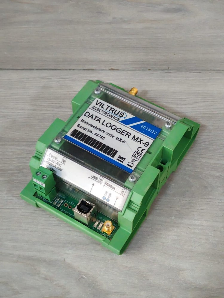 VILTRUS ELECTRONICS MBUS DATA LOGGER MX-9 12-30VDC - TRIED & TESTED