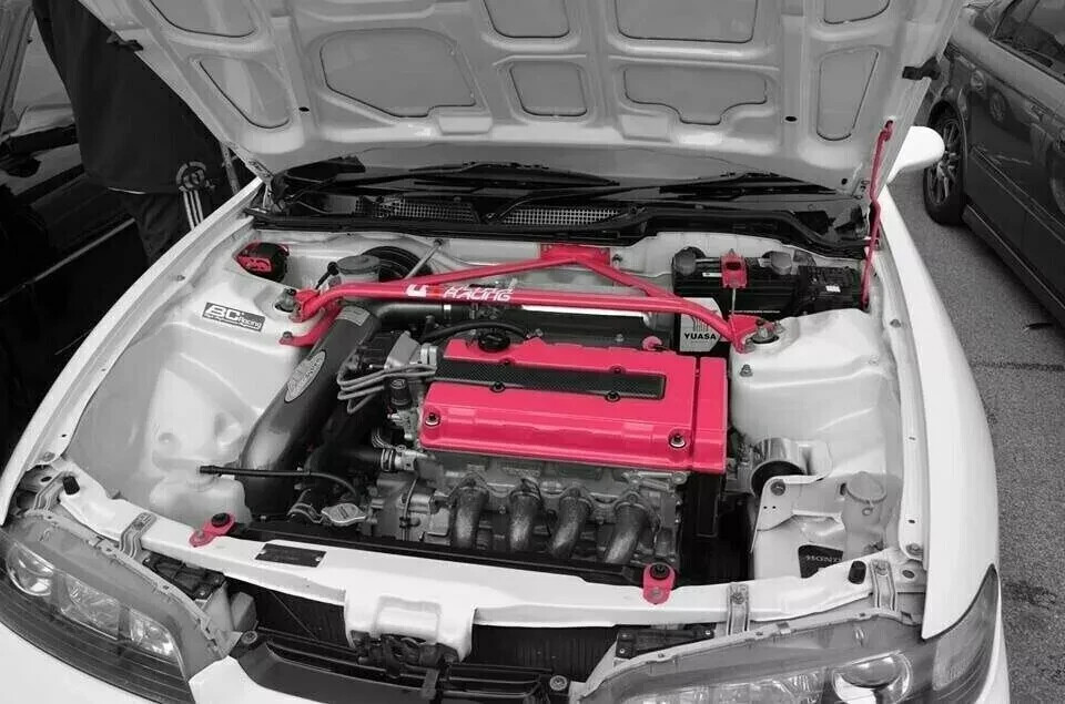 Hot Pink Coating High Temp Engine Enamel Header & Caliper Brake Paint Spray 500F