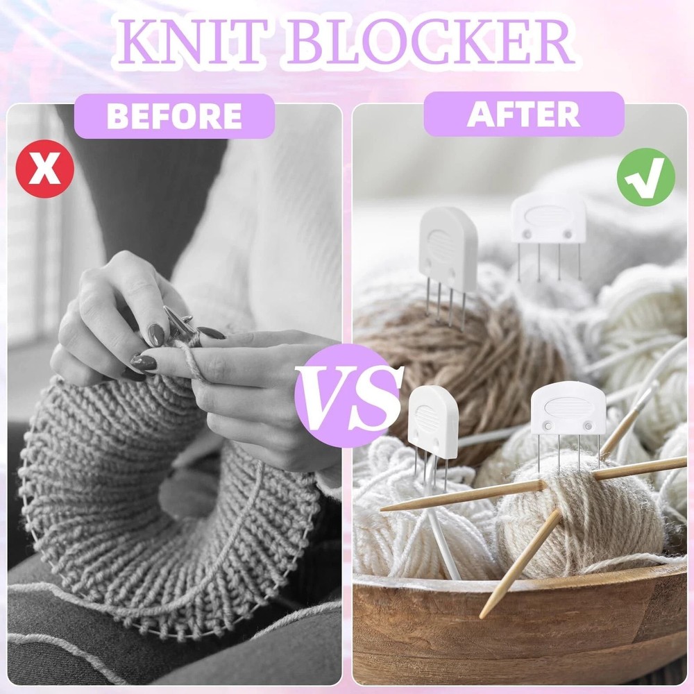 32 Pcs Blocking Combs, Knit Blockers Combs for Blocking, Blocking Pins for Kn...