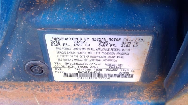 Fuse Box Engine Fits 00-06 SENTRA 180567