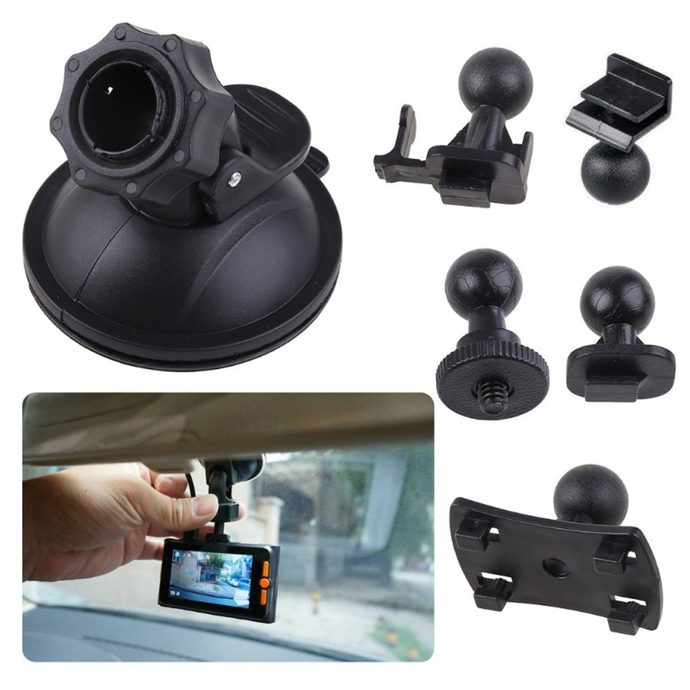 Car Suction Cup Rotating Vehicle Video Windshield With 5 Types Adapter