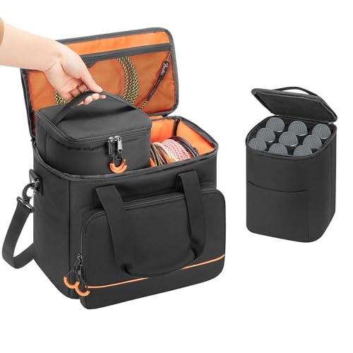 9 Slots Wireless Microphone Case, Travel Bag for Handheld Mic System,