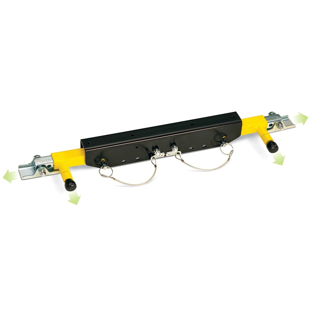 Lippert Solid Stance RV Step Stabilizer Kit for 5th Wheels, Travel black