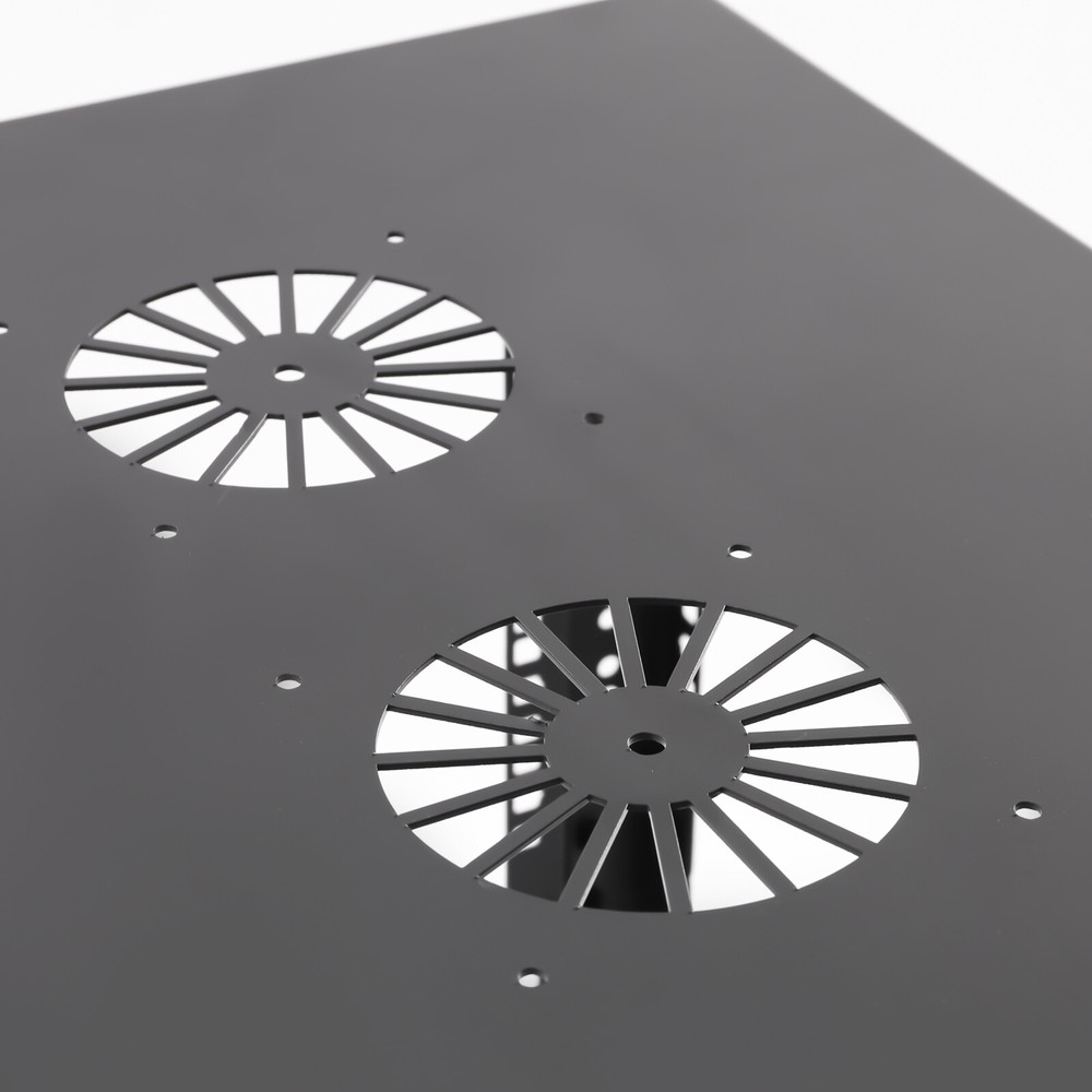 18U 18.5" 4 Post Open Frame Network Server Rack Adjustable Partition 0-31.5''