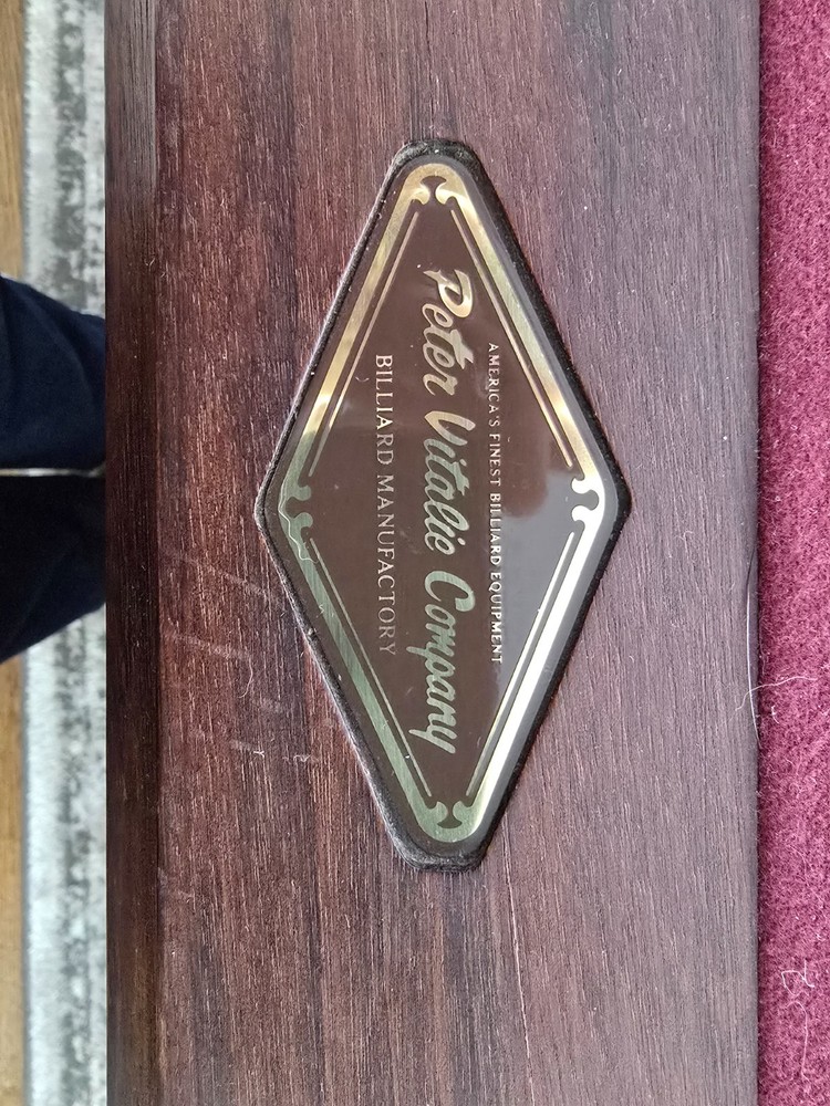 pool table 9 foot Peter Vitalie