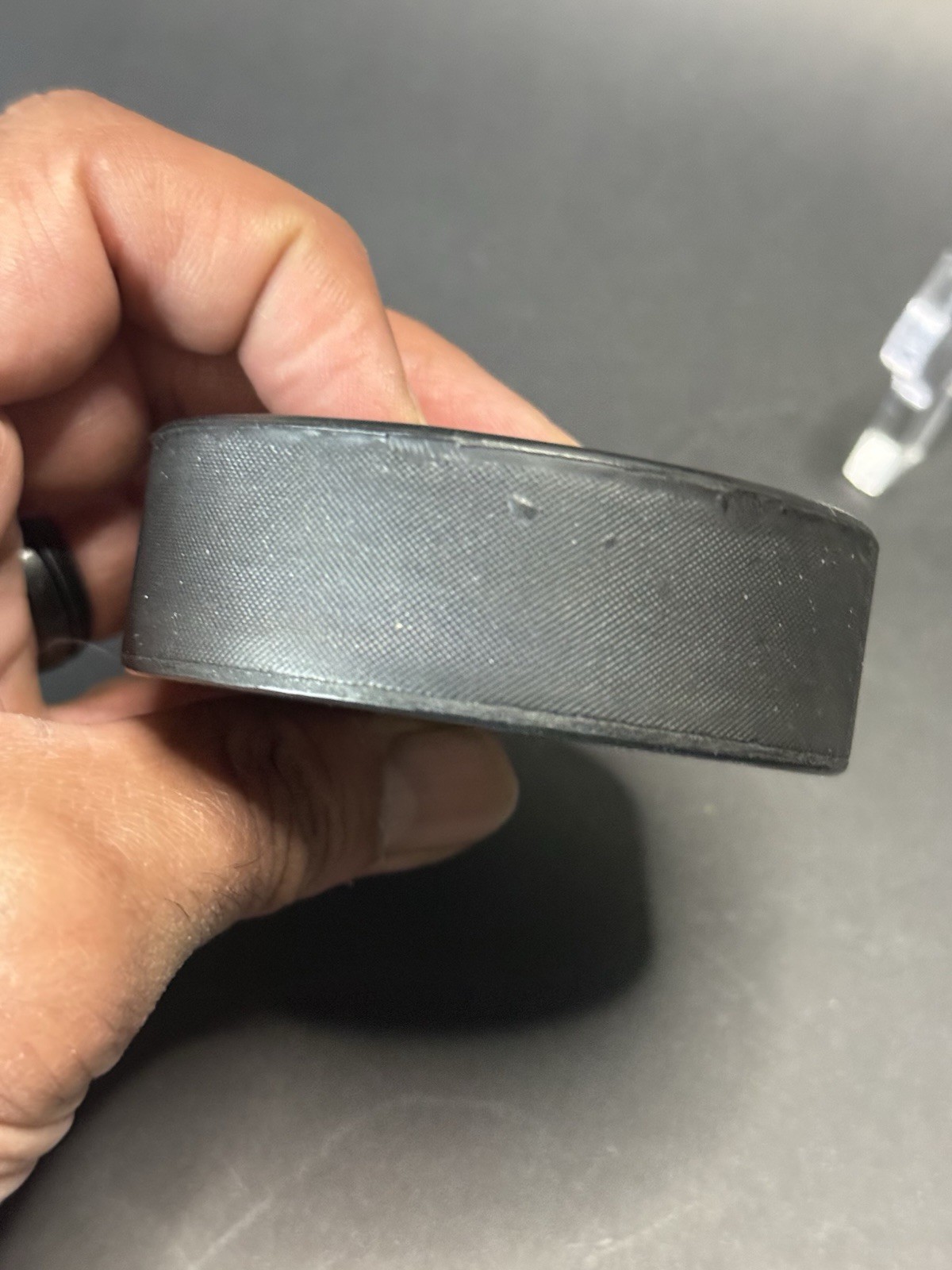 Vintage Pittsburgh Penguins 1970s DUKE BEER HOCKEY PUCK