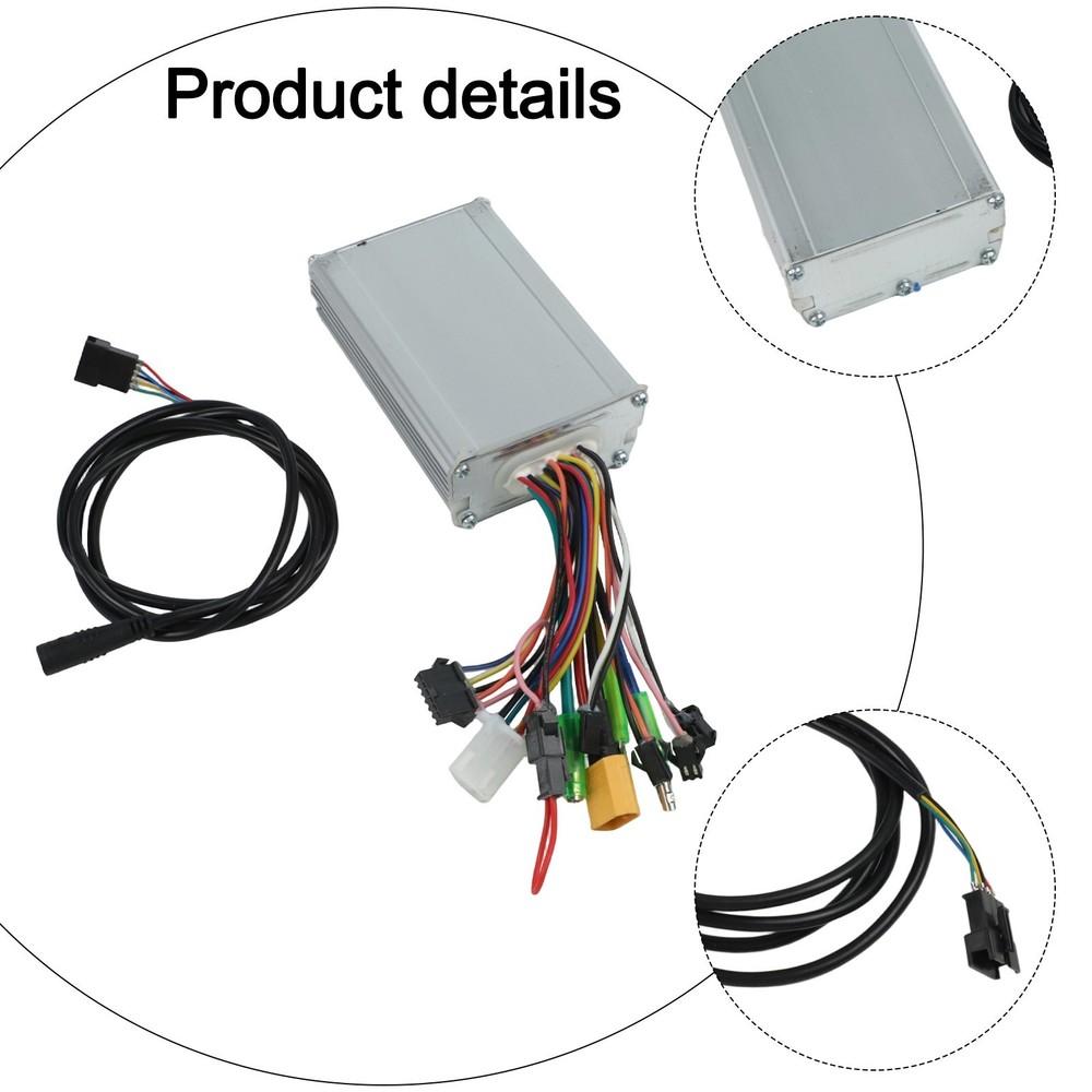 48V 21A Brushless Controller with Waterproof Connector and Adapter Cable