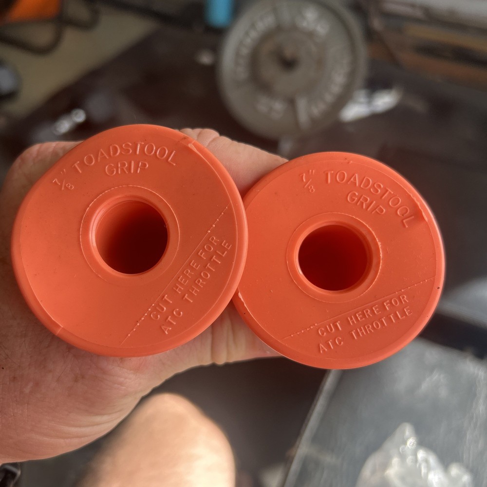 New Orange Toadstool Grips