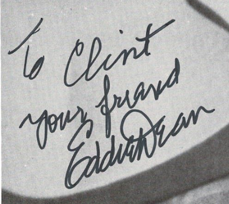 Eddie Dean Autographed Signed Western Program AMCo COA 23336