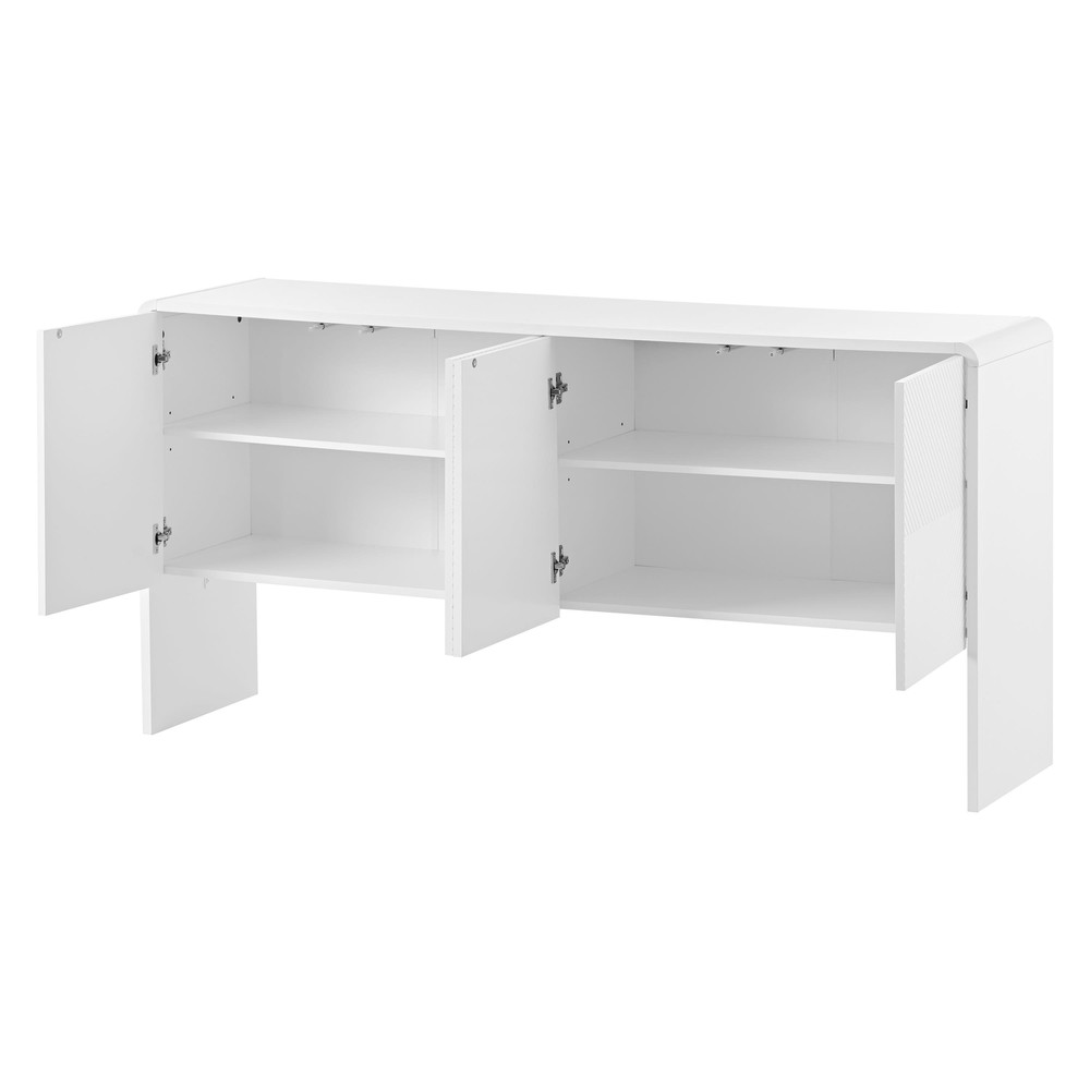 Minimalist Style 60" Large Storage Space Sideboard 2 Colors