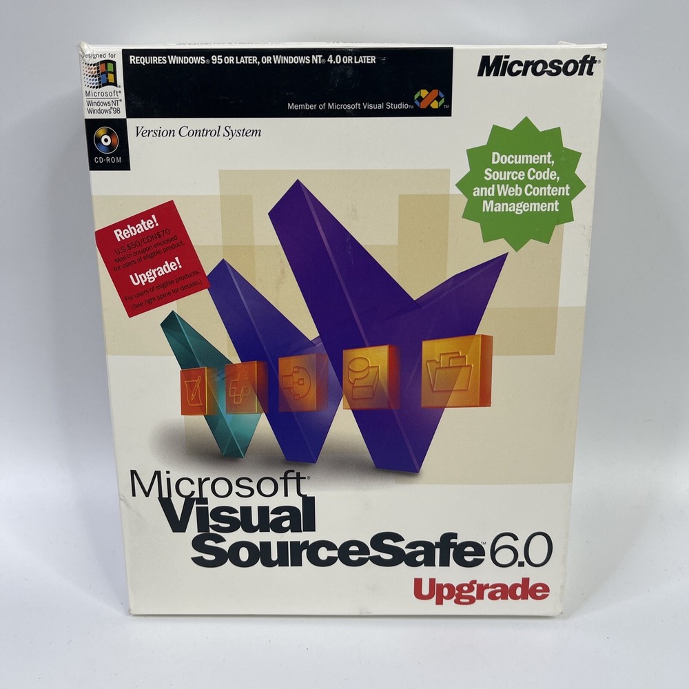 MICROSOFT VISUAL SOURCE SAFE 6.0 UPGRADE VERSION CONTROL SYSTEM
