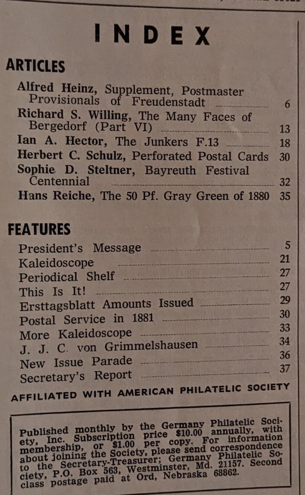 German Postal Specialist Jan 1977 Perforate Postal Cards Bergedorf Bayreuth