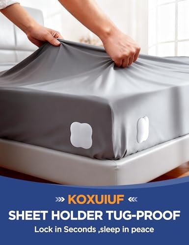 Sheet Holders Lock Bed Sheet Grippers - Fitted Sheet Holder for Corners Keep