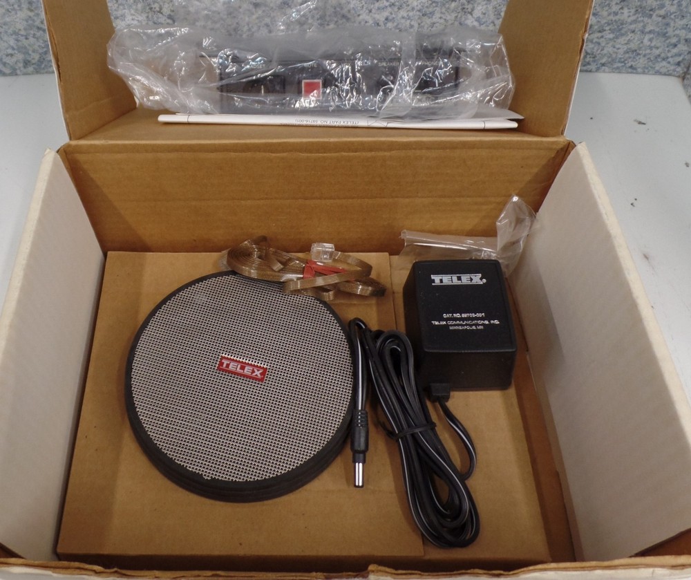 TELEX 96500001 IC-W2 Amplifier Intercom Unit with Window Speaker NEW