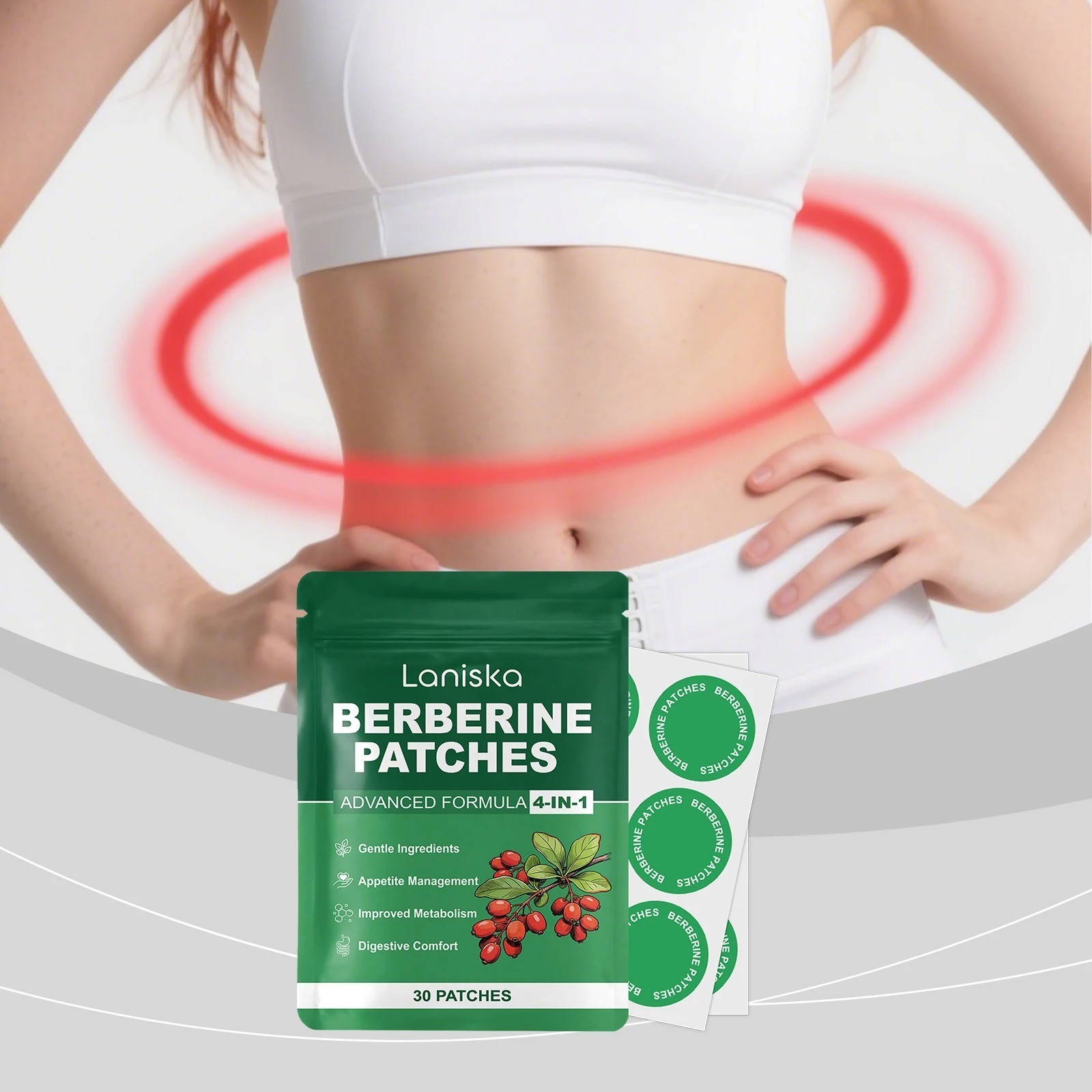 Berberine Patches 30 Patches 1 Month Supply