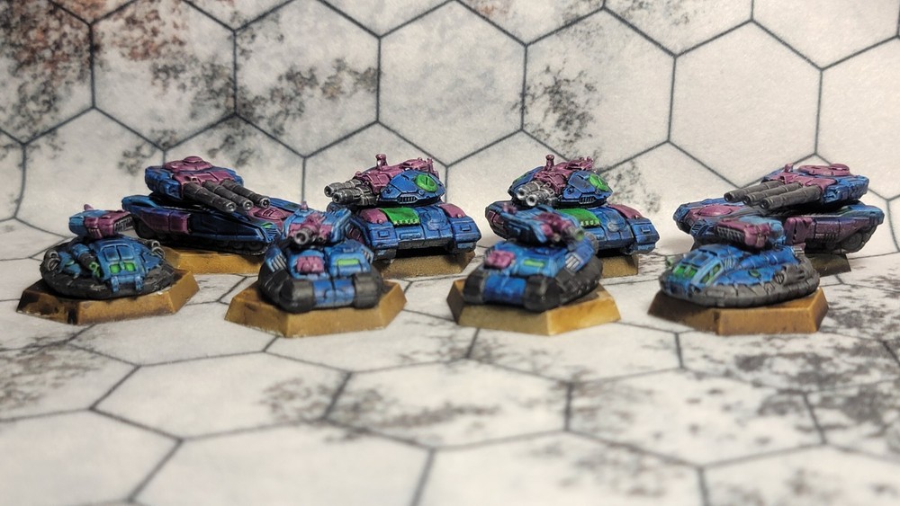 Painted BattleTech Battlefield Support - Assault & Cavalry Lances