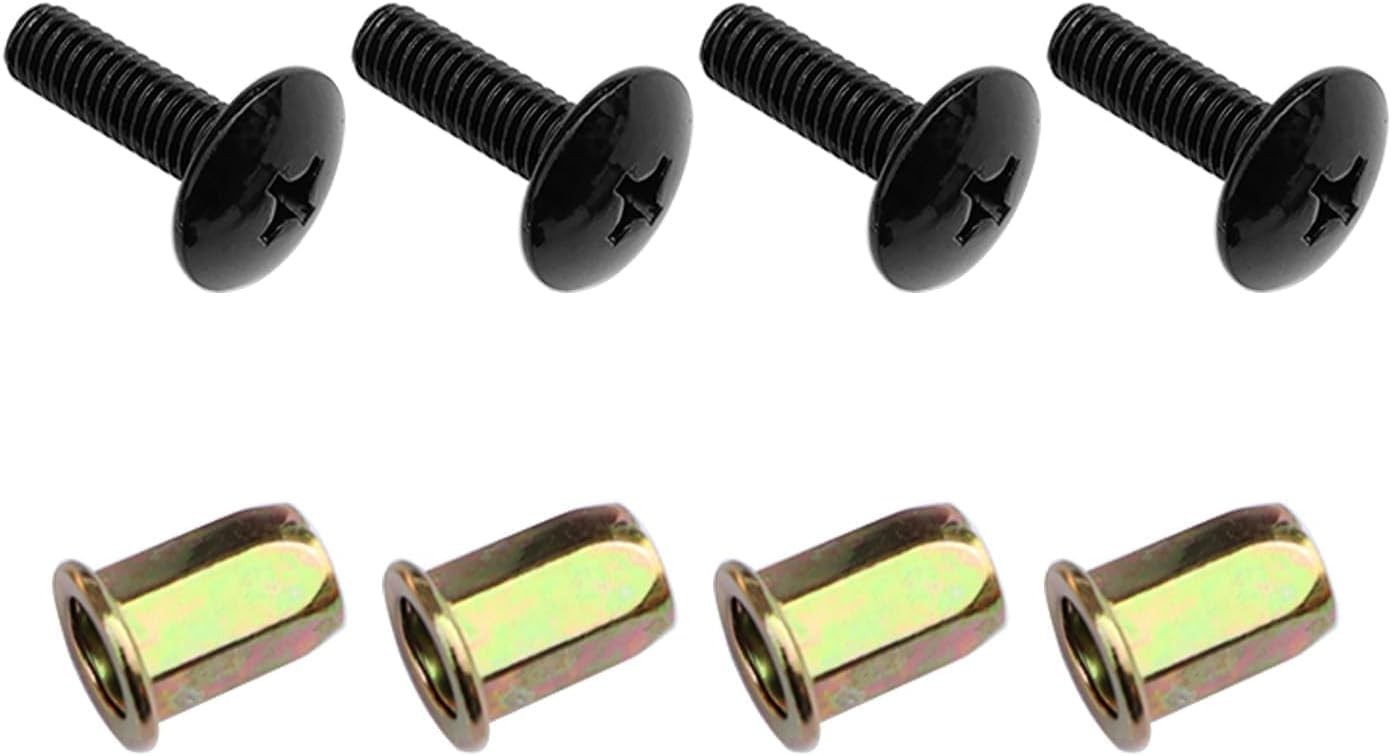 4PCS Tailgate Cover Cap Screw Bolts Compatible with 2007-2014 Sierra Silverad...