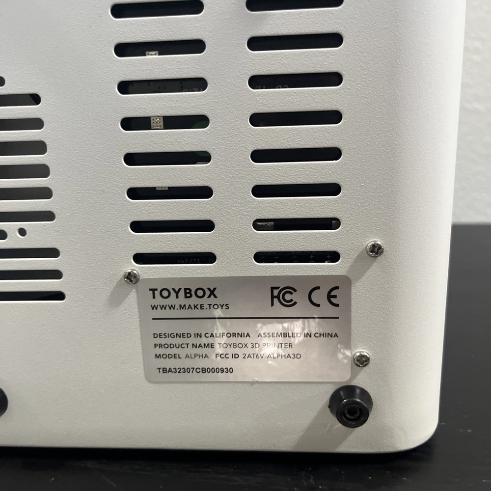 Toybox Alpha One 3D Printer