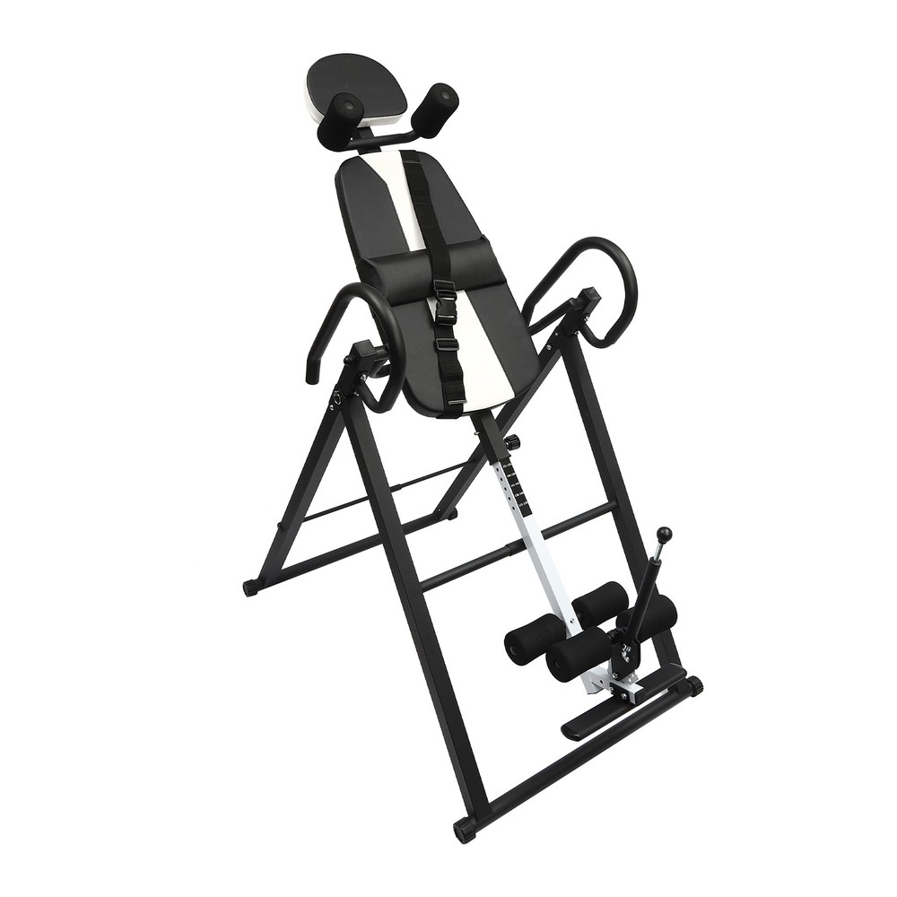 Inversion Table Teeter Machine Therapy Back Pain Relief Foldable Gravity Fitness
