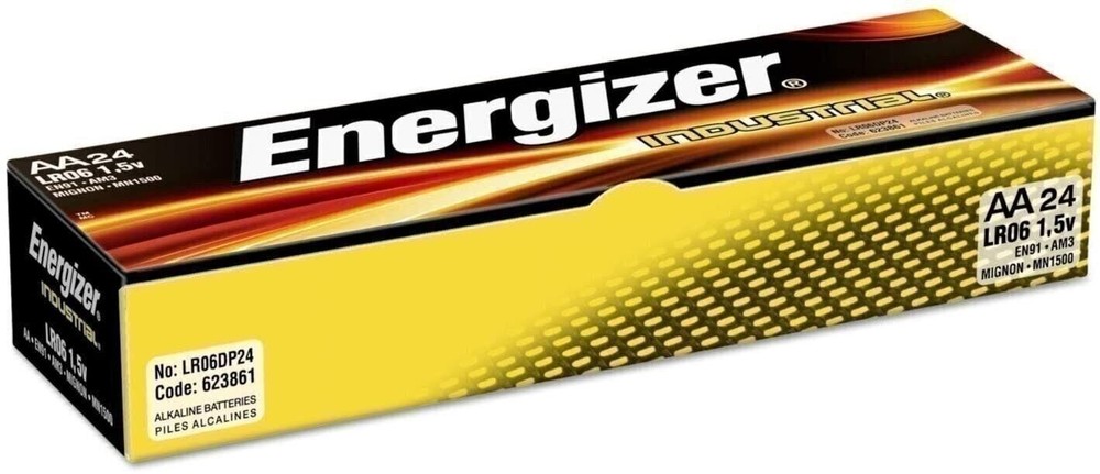 Energizer, case pack 144 AA Industrial (Catalog Category: Batteries / AA...