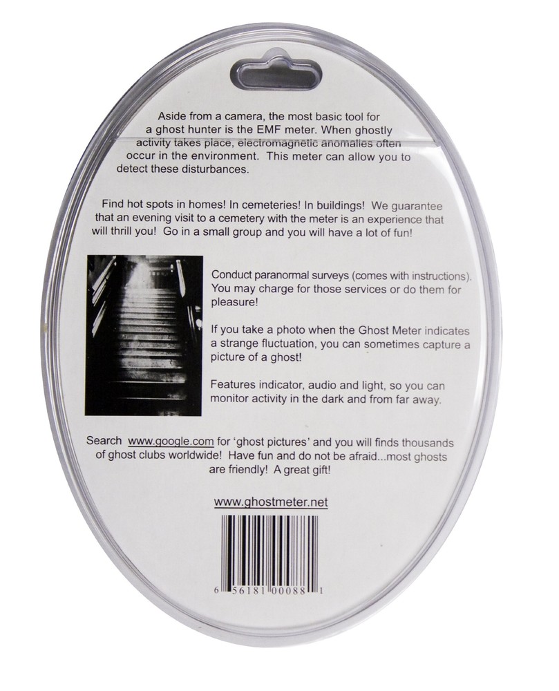 The Ghost Meter EMF Sensor, Transparent