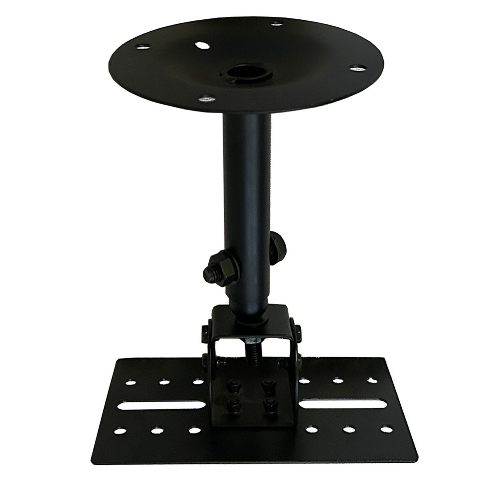 Pair Universal Ceiling Mount Angle Tilt Rotation Adjustment Audio Speaker Stands