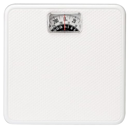 EUROSTAR Mechanical Bathroom Scale, White