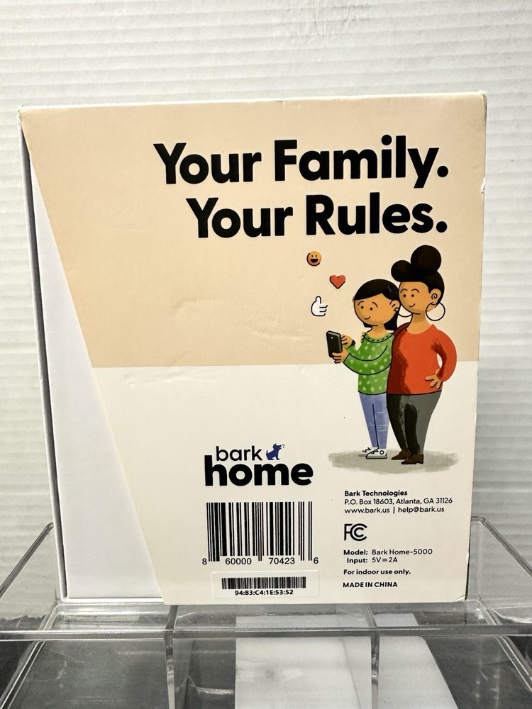 Bark Home Model 5000 Parental Controls For Screen Time NIB