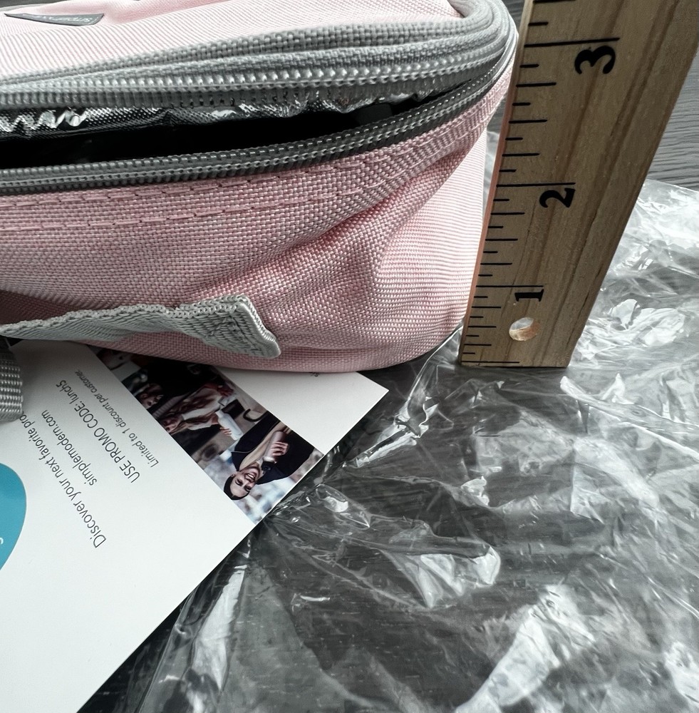 SimpleModern Reusable Insulated Lunch Bag with Pockets Pink