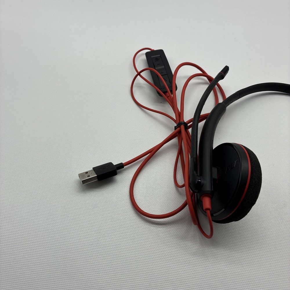 Plantronics Blackwire 3210 USB Over The Ear Headset Single