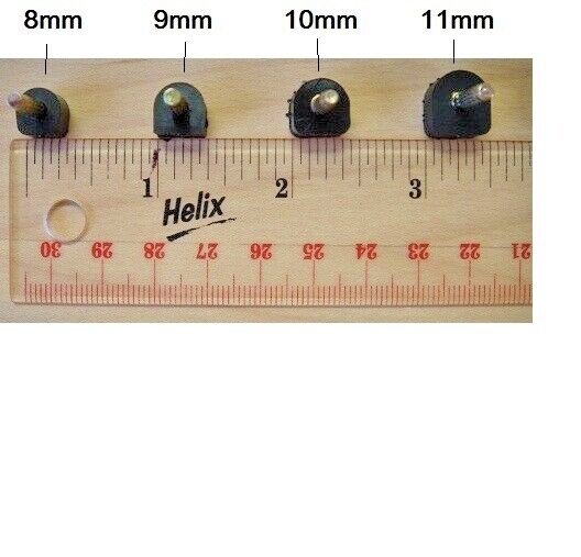 6pc SHOE REPAIR HIGH HEEL TIPS STILETTO REPLACEMENT DOWELS