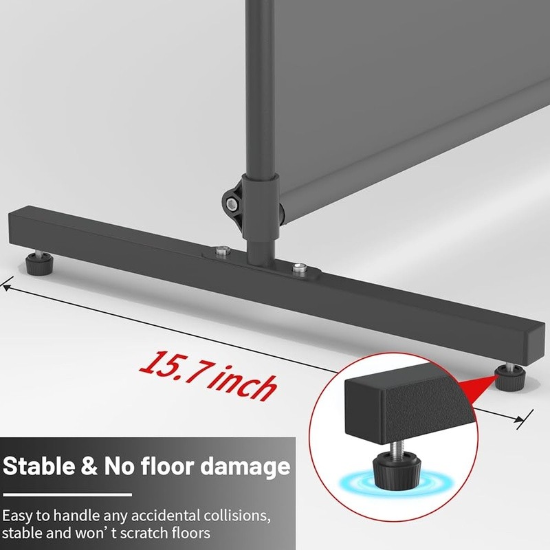 Portable Room Divider Privacy Screen Adjustable Partition Shared Spaces New