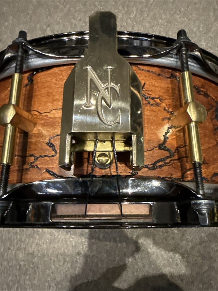 Noble & Cooley 5x14” Maple Solid Shell Limited Fractal Pattern Snare Drum NICE!!