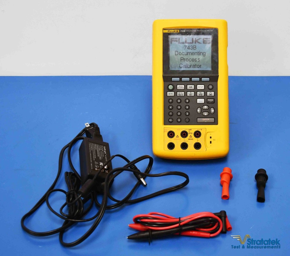 Fluke 743B Documenting Process Calibrator - NIST Calibrated with Data