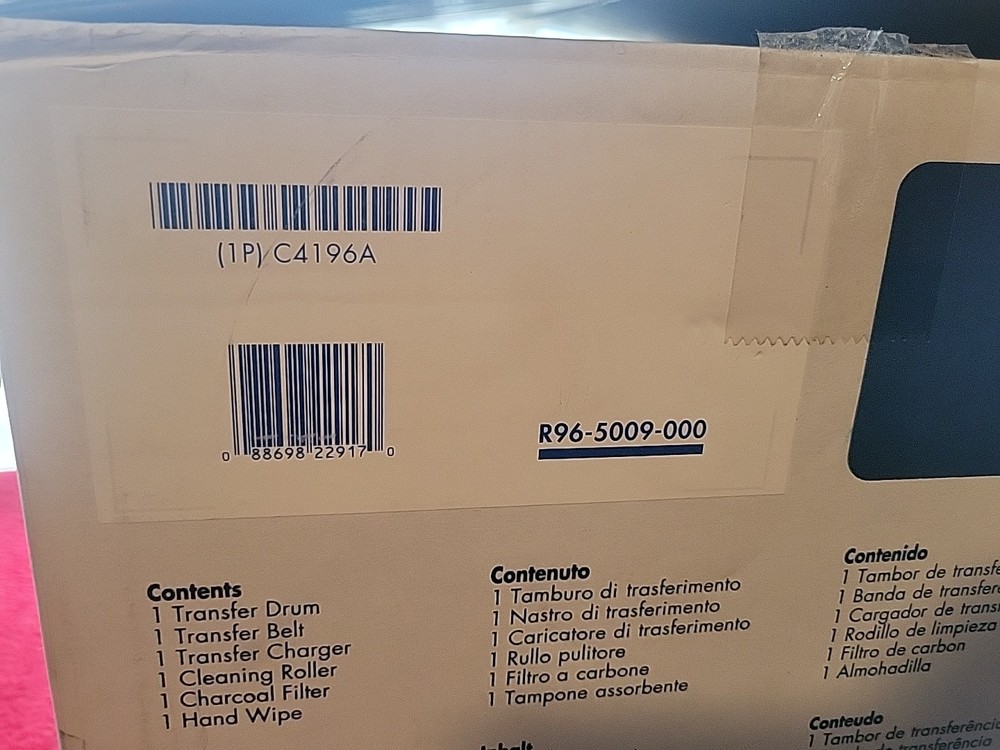 Hewlett Packard C4196A Printer Transfer Kit