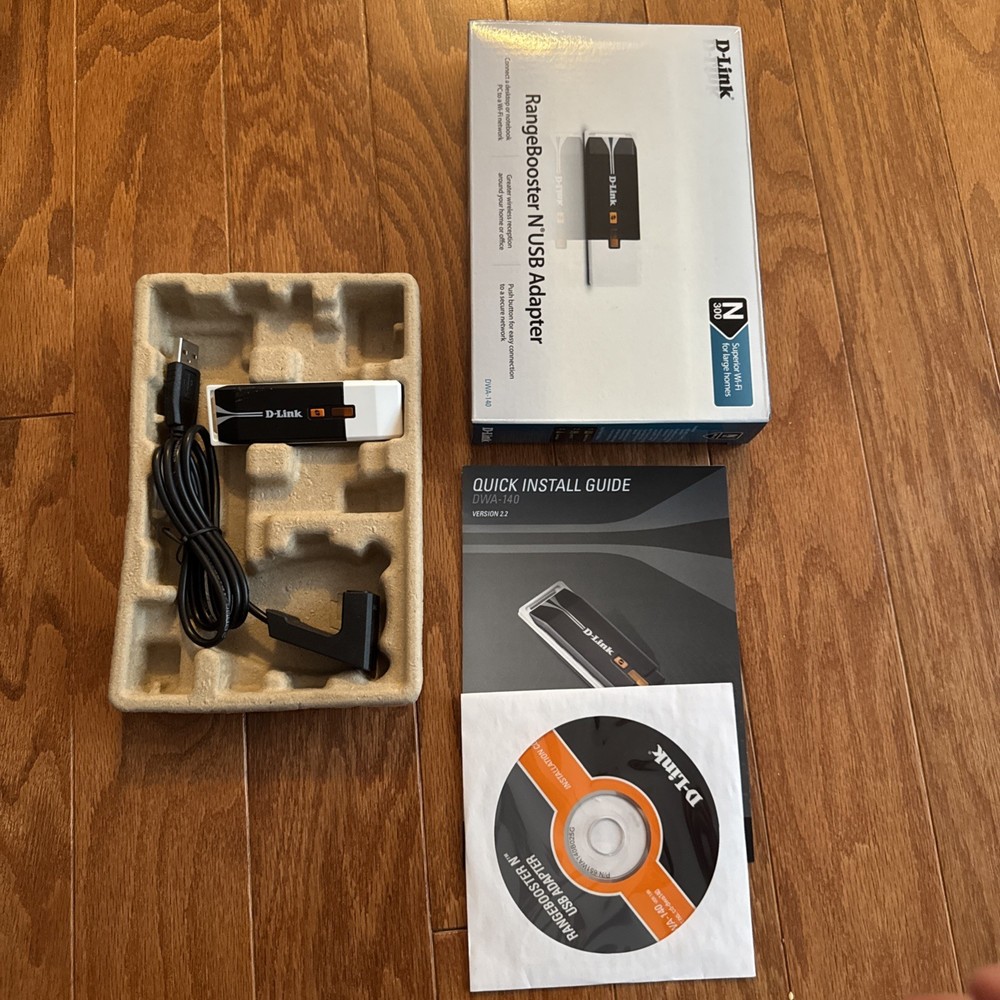 D-Link RangeBooster N USB Adapter DWA-140