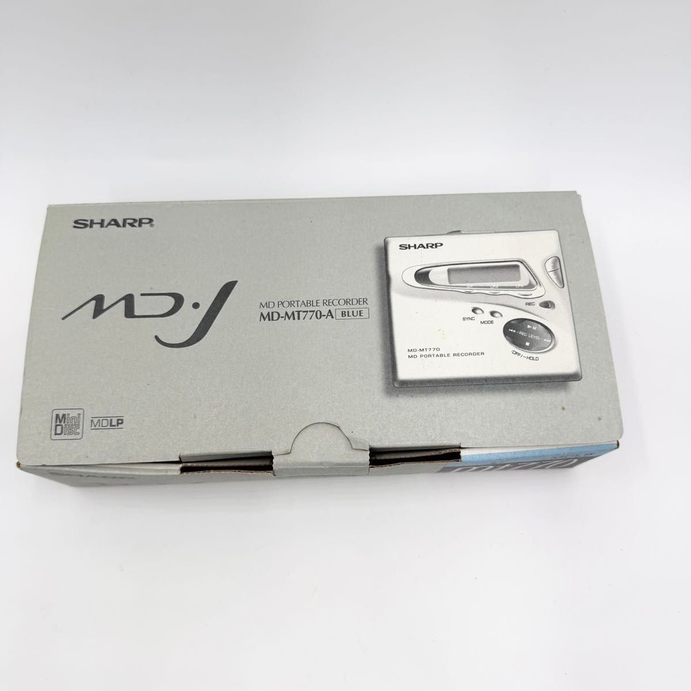 SHARP MD-MT770 Portable MiniDisc MD Player w/box Operation confirmed