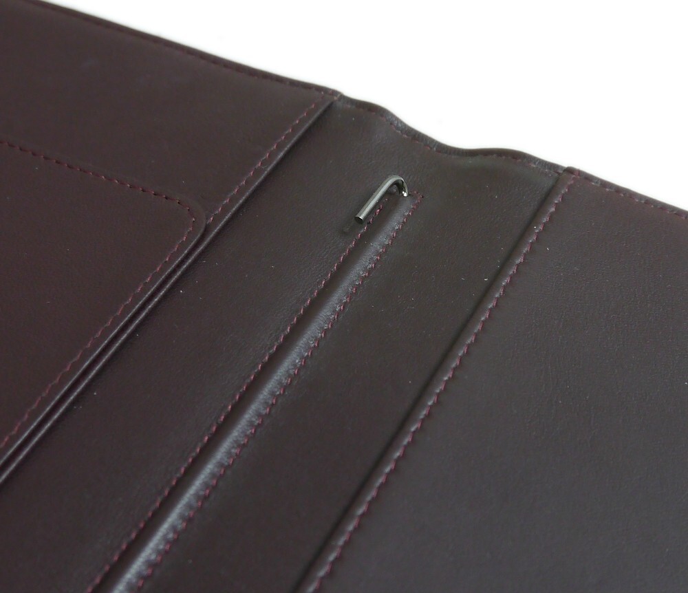 Authentic CHANEL Notebook cover lambskin COCO mark Leather #4174